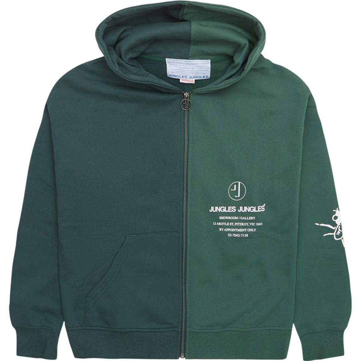 Jungles Jungles Pty Itd Appointment Zip-hoodie Green