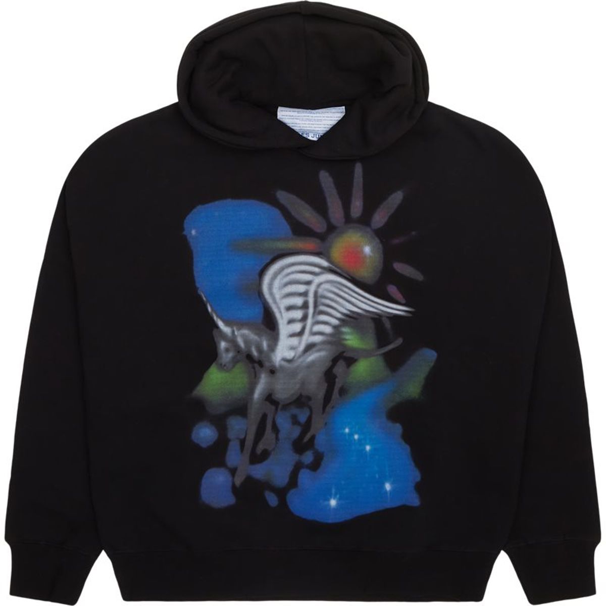 Jungles Jungles Pty Itd Unicorn Hoodie Black