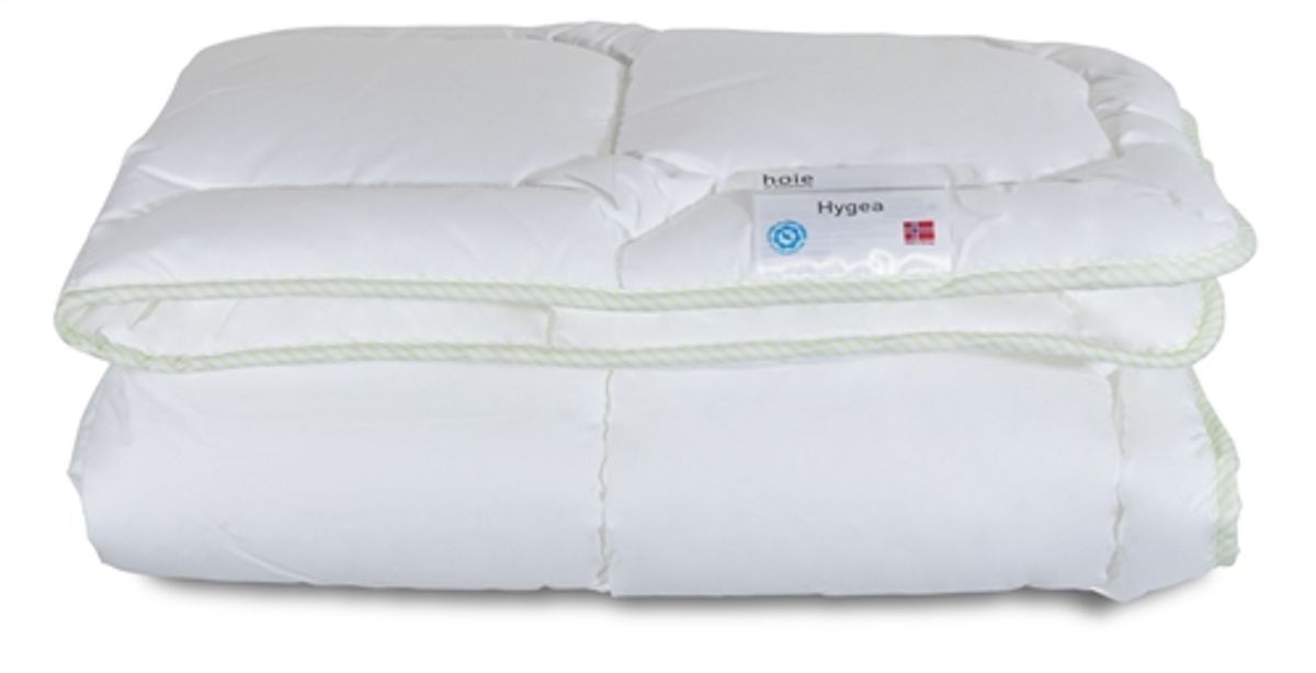 Juniordyne - Høie Hygea fiberdyne - 100x140cm - Helårs junior dyne - Anbefalet og godkendt af Asthma Allergy Nordic