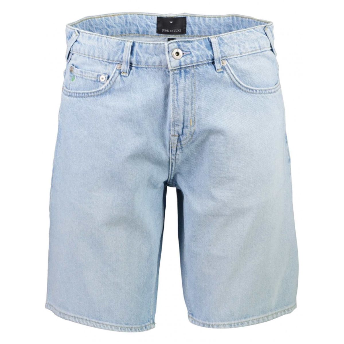 JUNK de LUXE Denim Shorts i vasket blå til herre