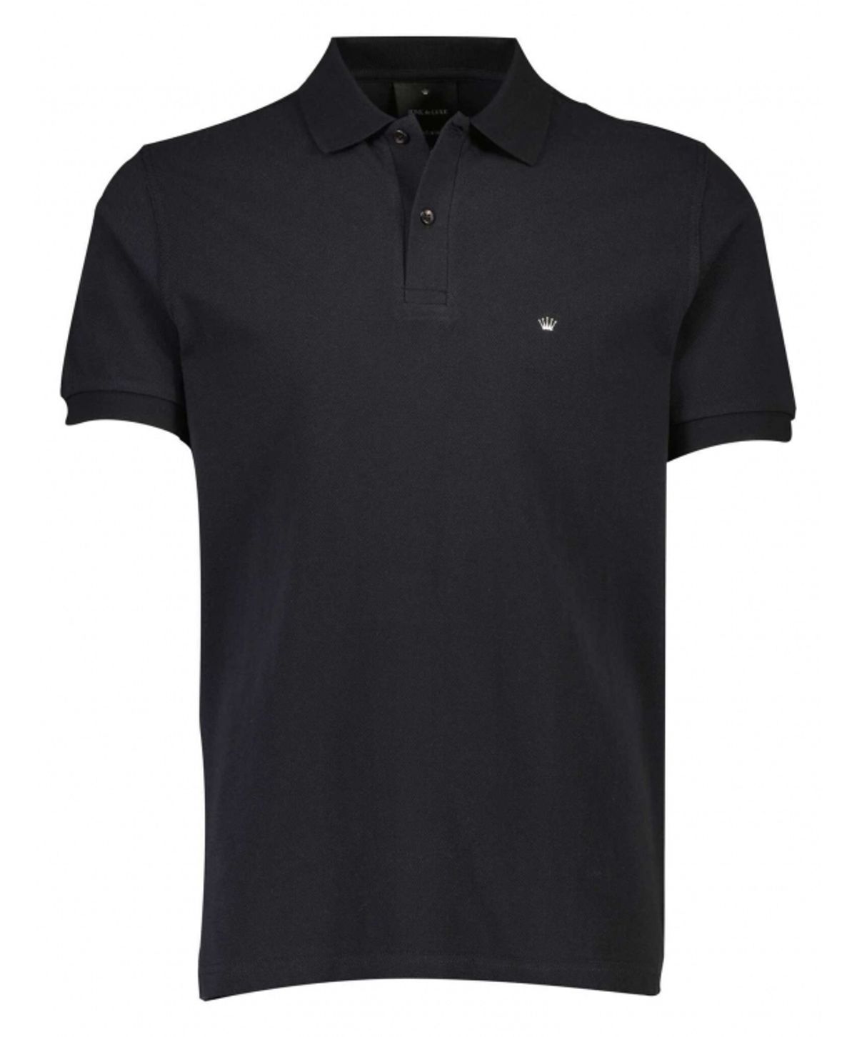 JUNK de LUXE polo i sort til herre | Regular fit |