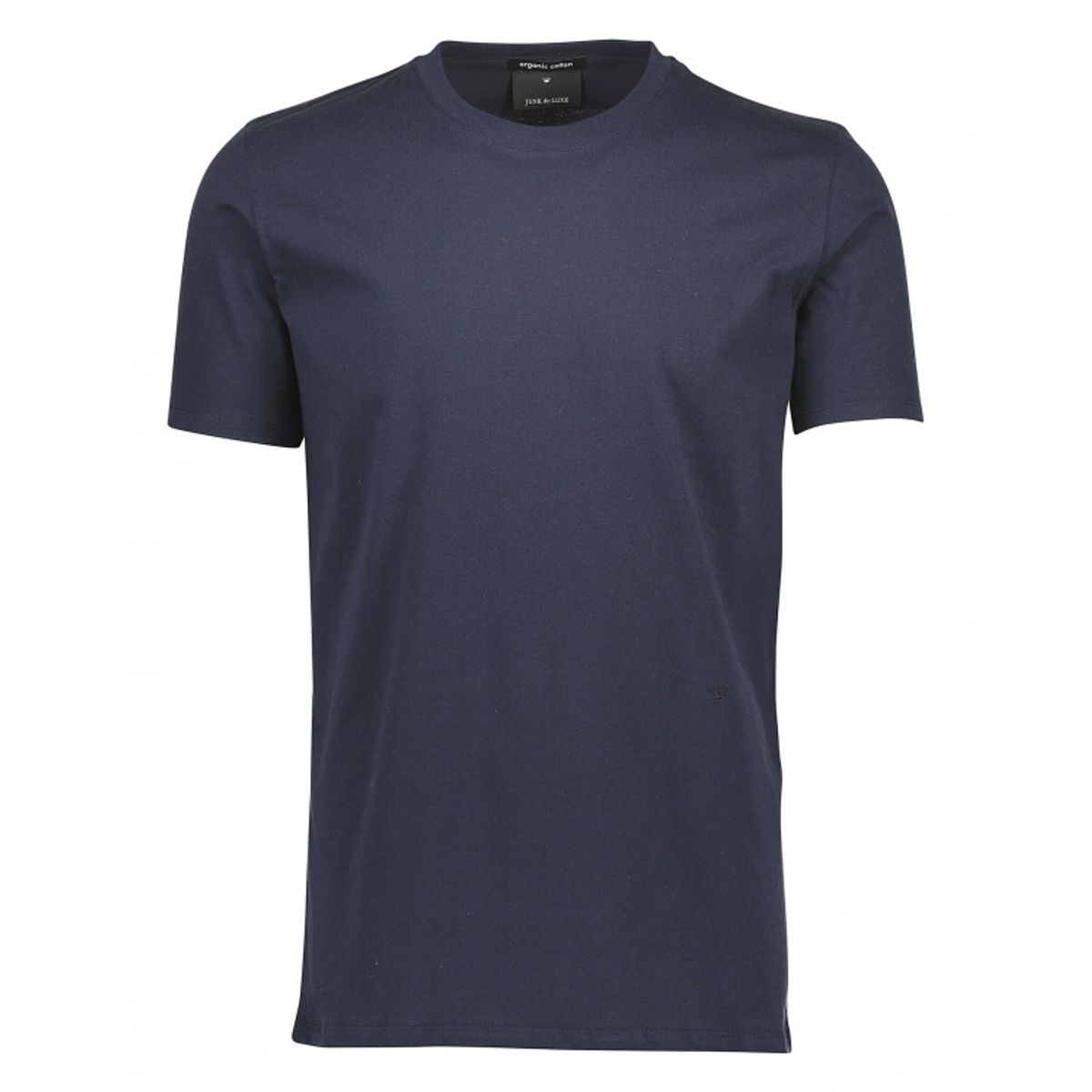 Junk de Luxe t-shirt i Navy med rund hals til herre | Relaxed fit |