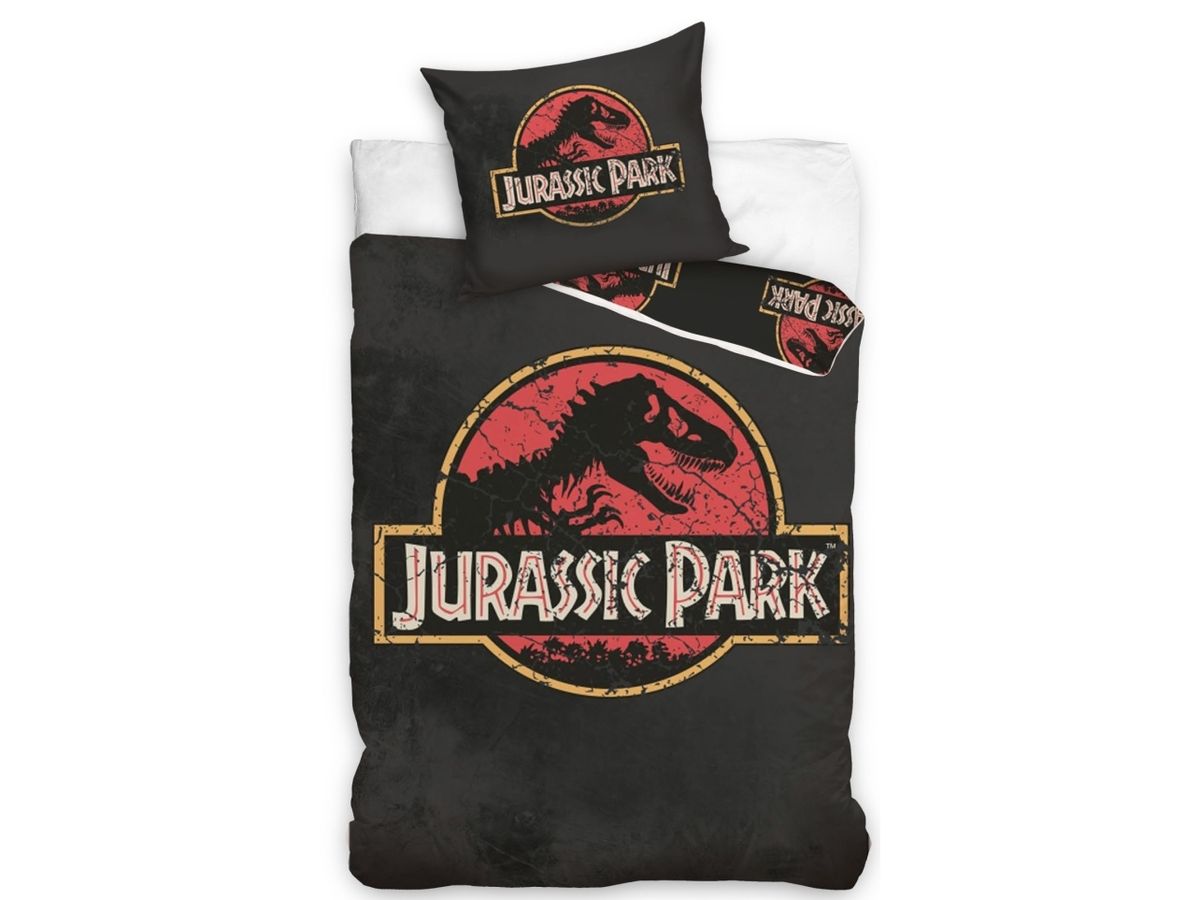 Jurassic Park Sengetøj 150 X 210 Cm - 100 Procent Bomuld