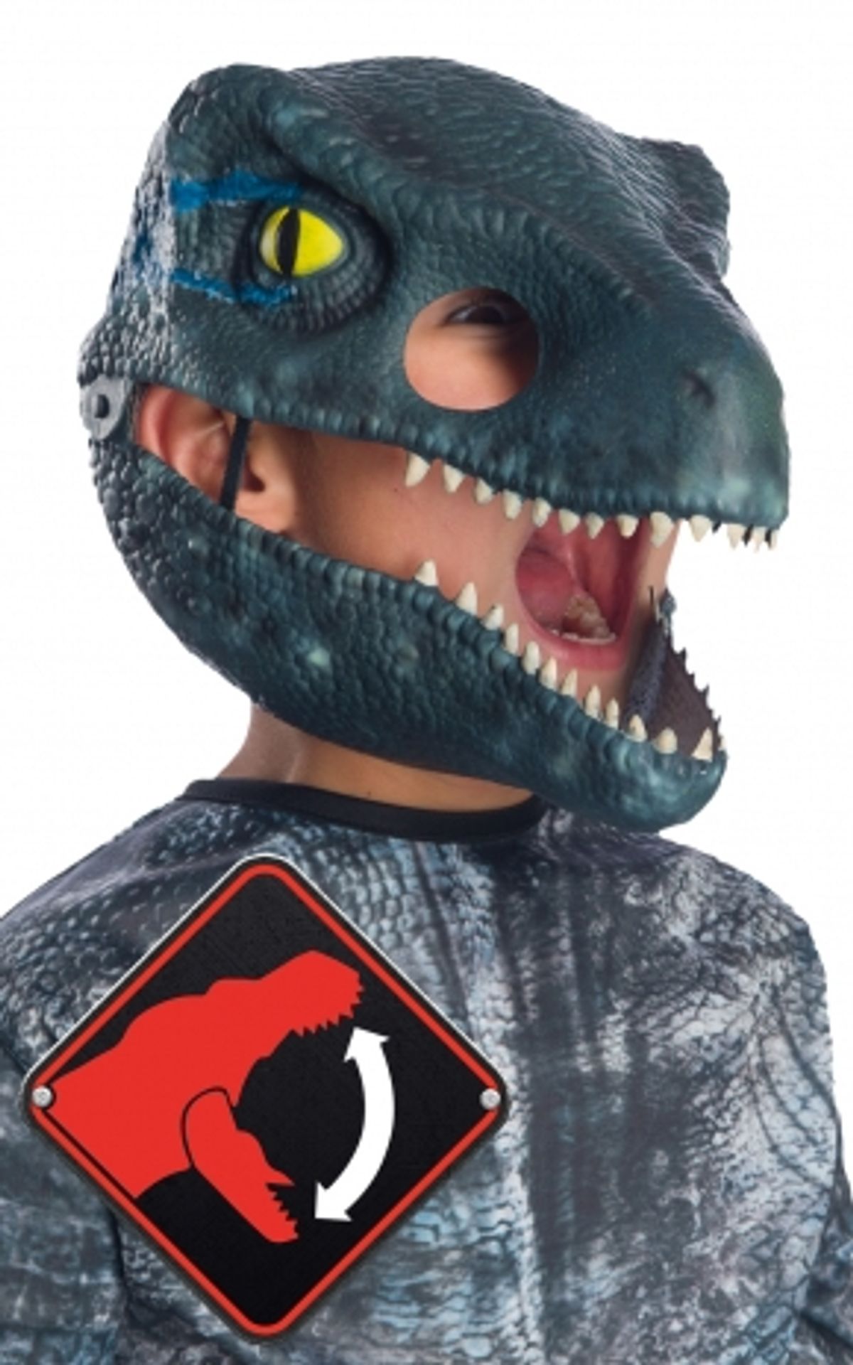 Jurassic World Velociraptor ''Blue'' Bevægelig Dinosaur Maske