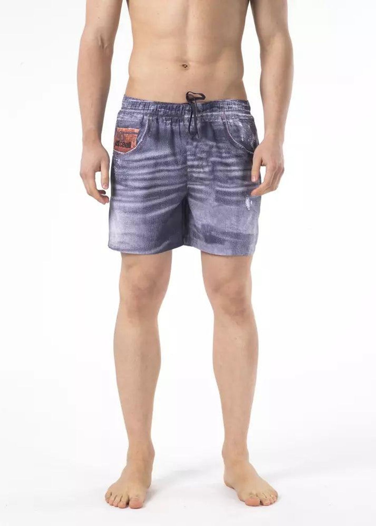 Just Cavalli Blå Svømmeshorts