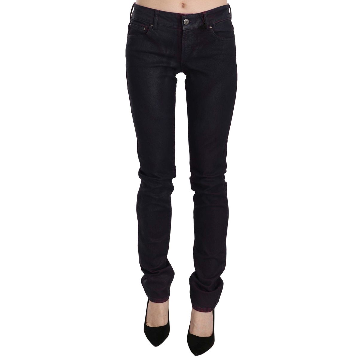 Just Cavalli Chic Black Low Waist Skinny Denim