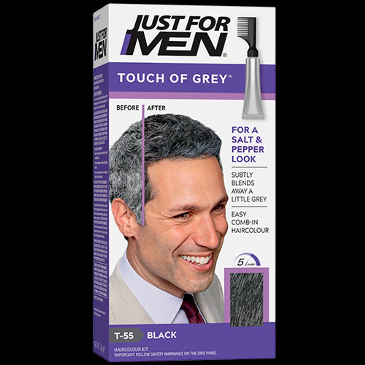 Just For Men Touch of Grey Hårfarve Black (1 stk)