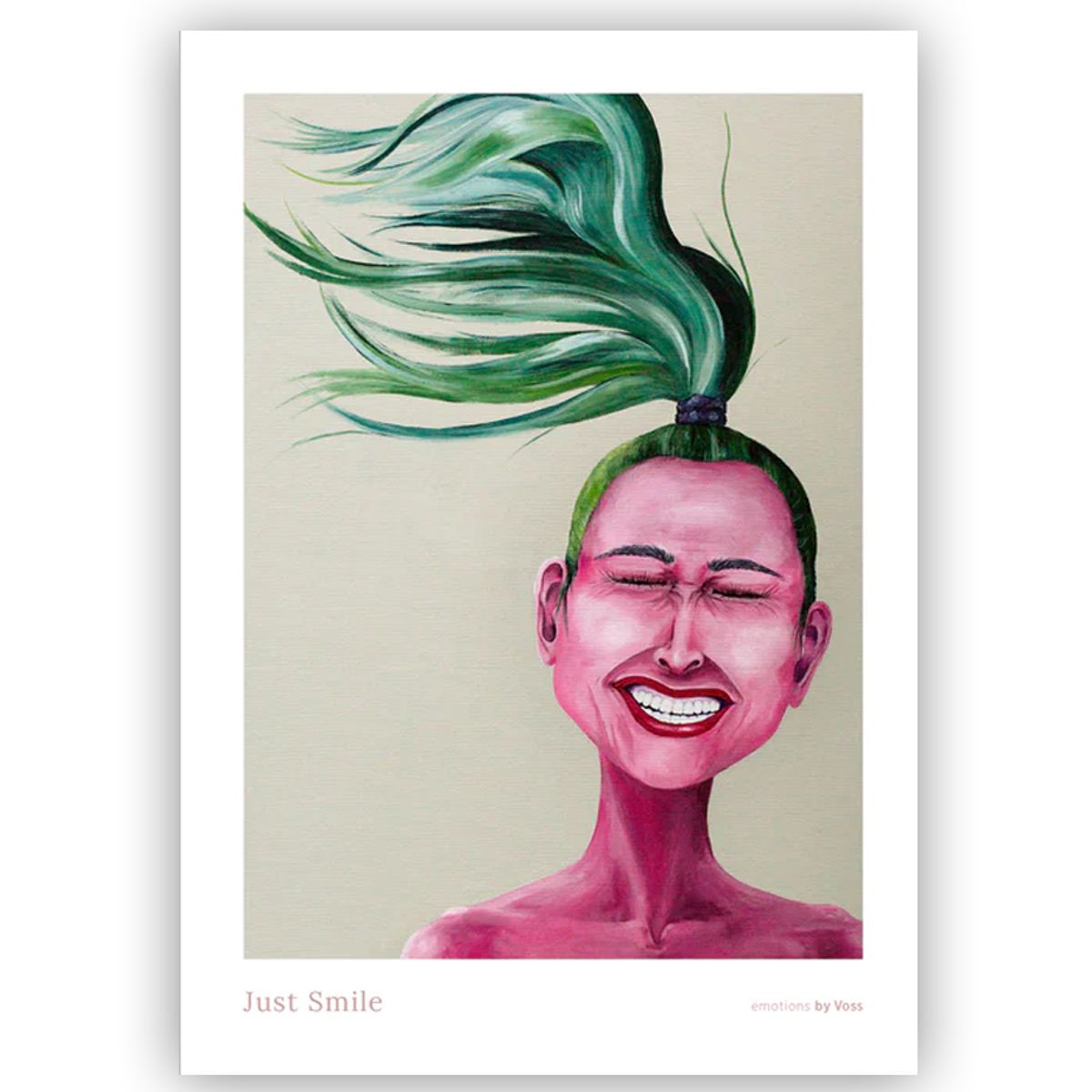 JUST SMILE PLAKAT 50X70CM