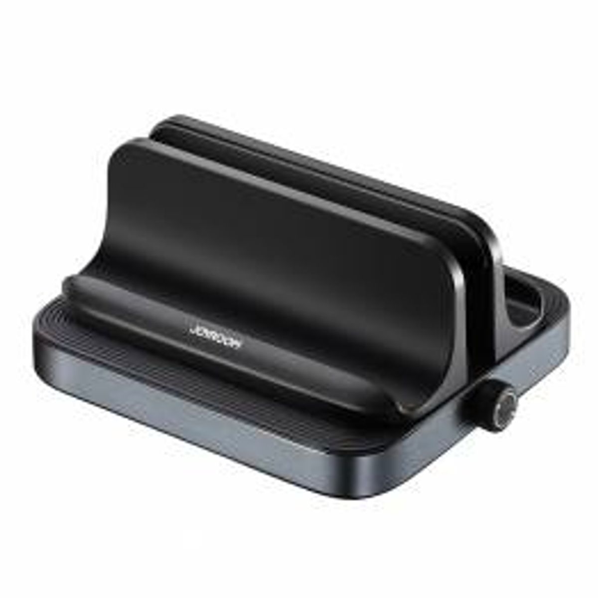 Justerbar holder til MacBook, Mac mini og laptop med iPhone/iPad holder - Sort