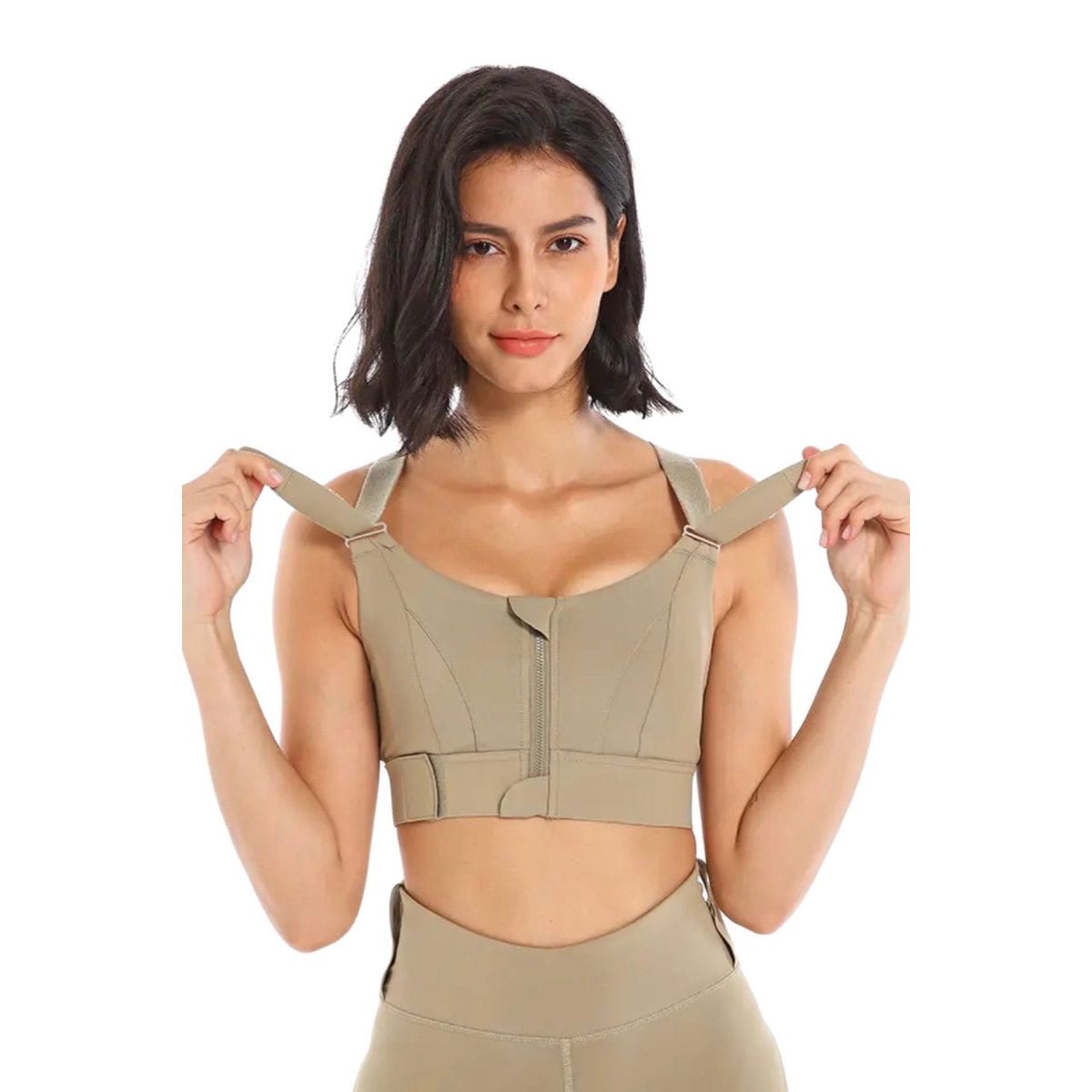 Justerbar sports-bh Tan - XXX-large / Tan