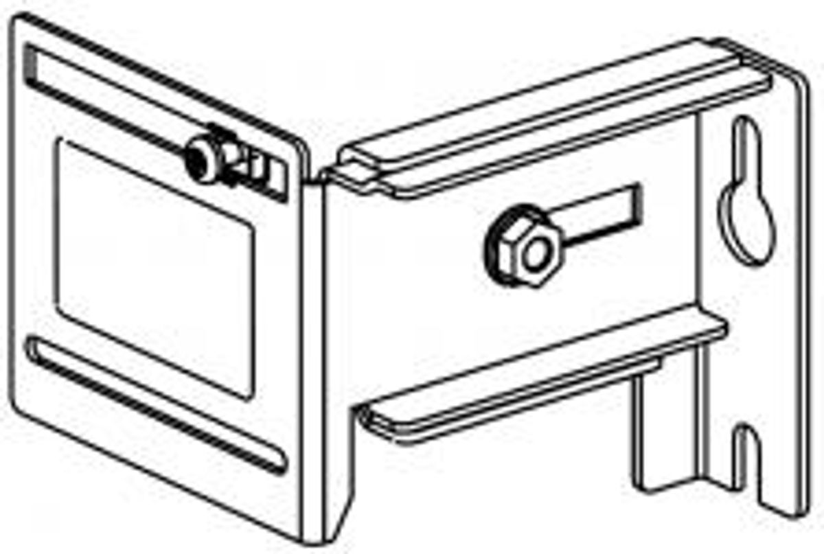 Justerbar vægbeslag lav wgx-a 110-170mm