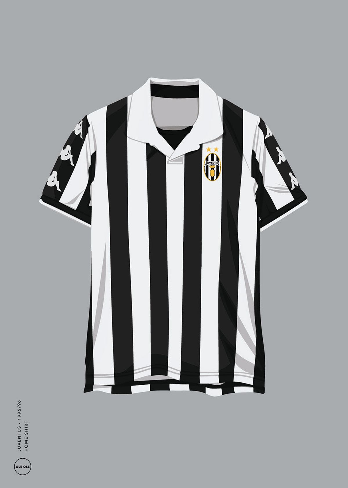 Juventus - Home Shirt 1995/96 af Ol? Ol?