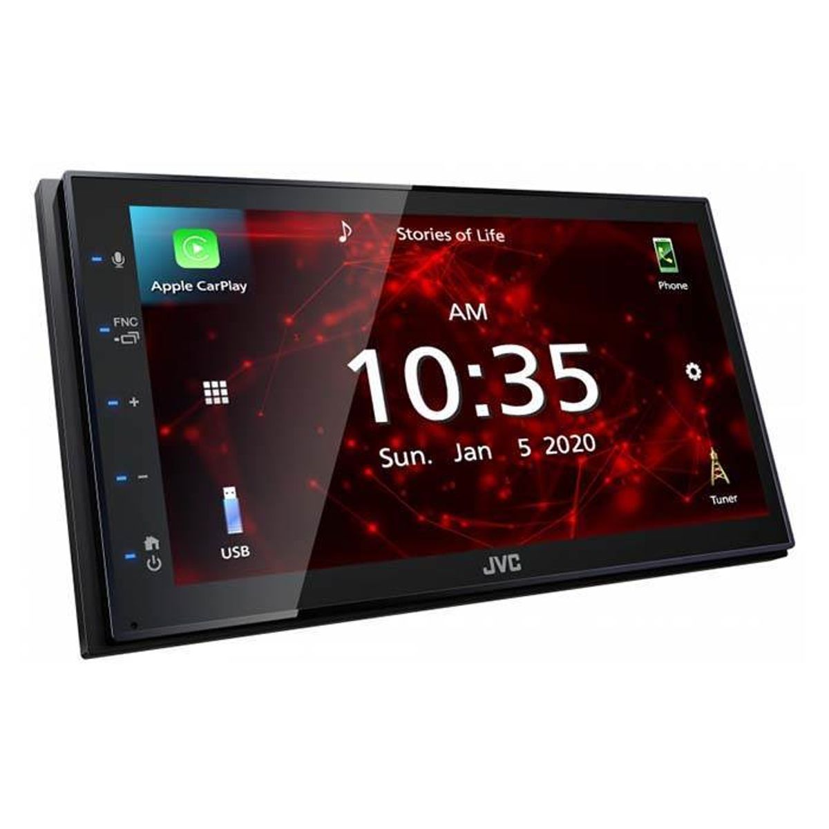 JVC autoradio KW-M560BT 2 DIN App Radio / Carplay & Android