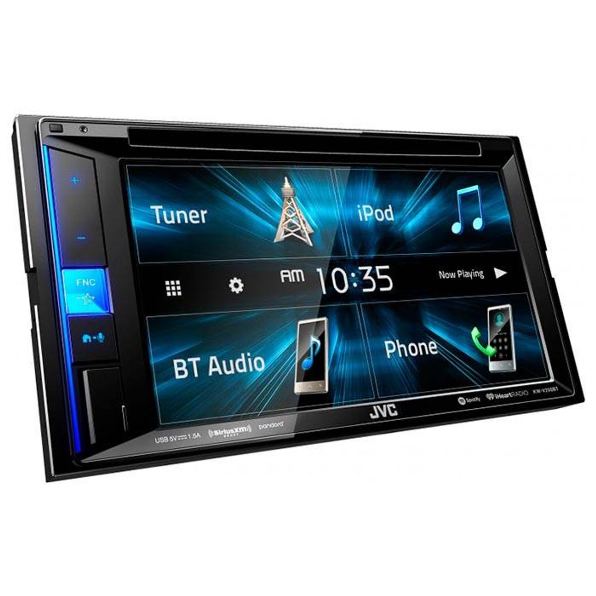 JVC autoradio KWV250BT 2 DIN CD/RDS turner m. Bluetooth, 6,2 " skærm