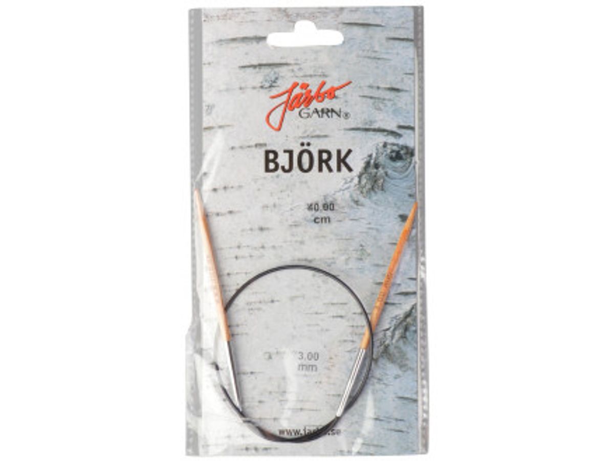 Järbo Björk Rundpinde Birk 40cm 3,00mm / 15.7in US2 ½