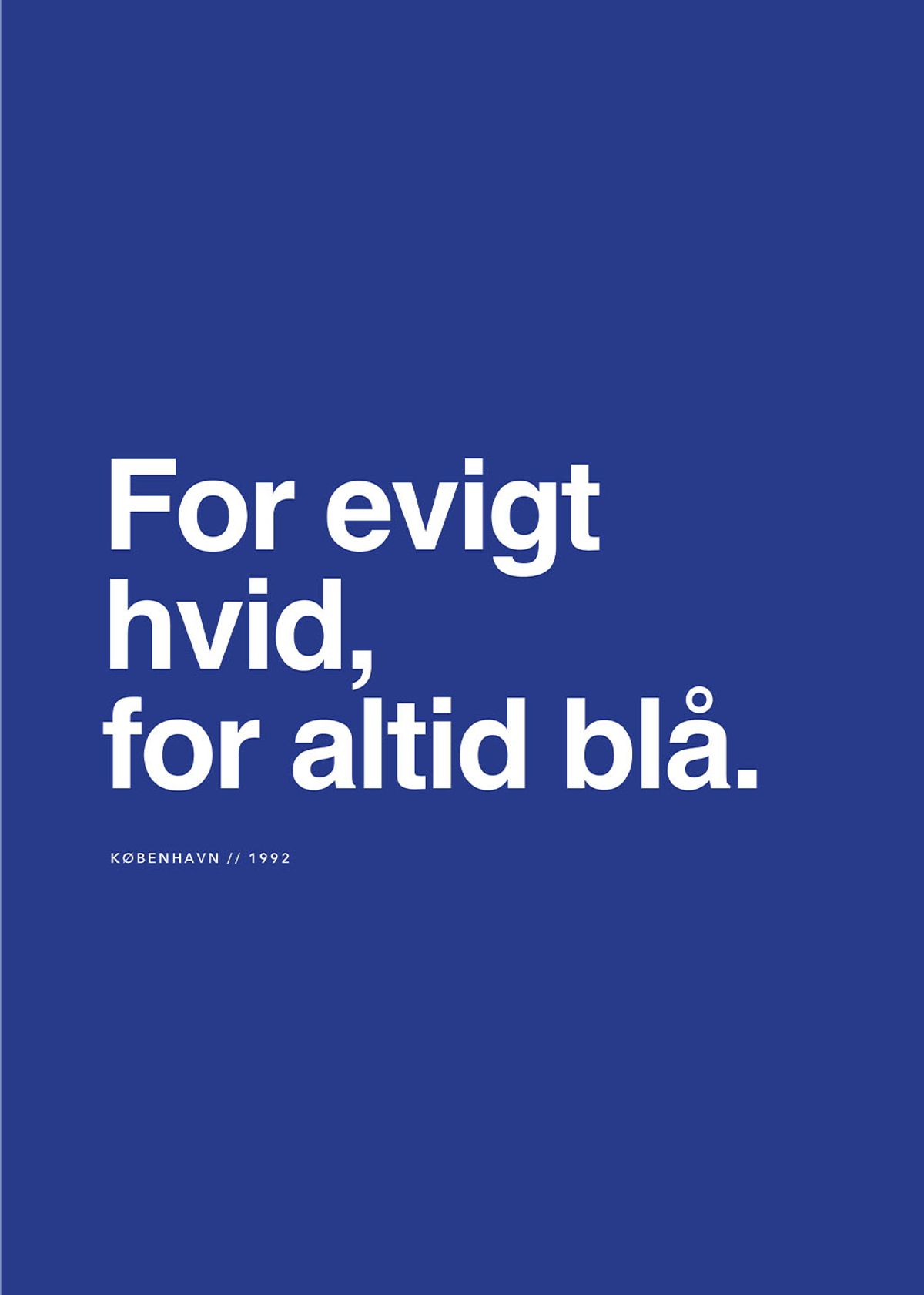 K?benhavn - For evigt hvid af Ol? Ol?