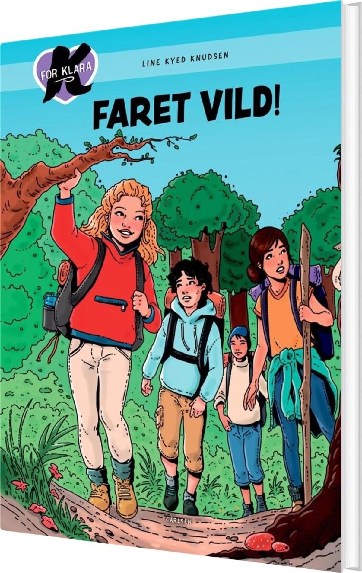 K For Klara 24 - Faret Vild! - Line Kyed Knudsen - Bog