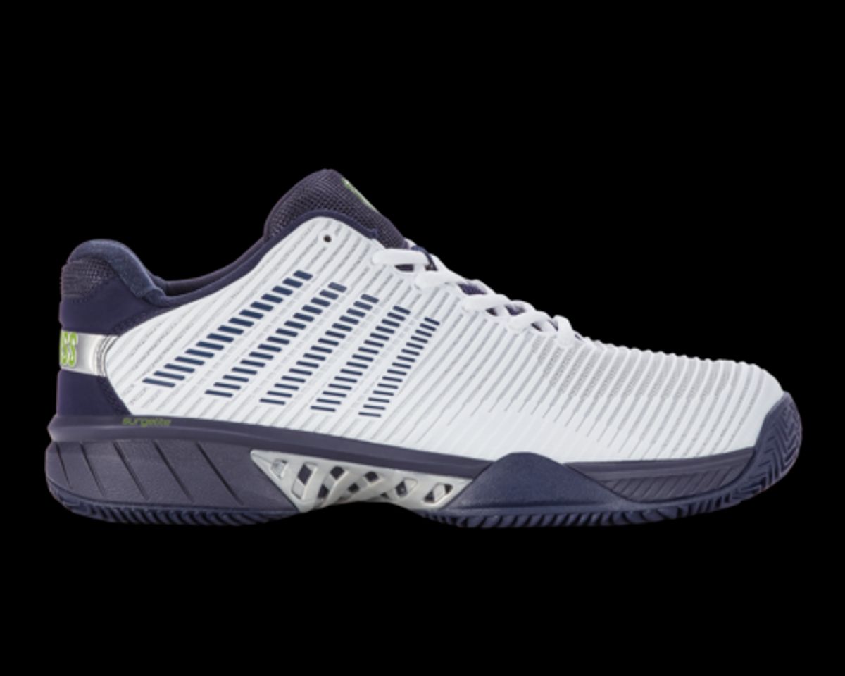 K-Swiss Hypercourt Express 2 HB Padelsko (White/Peacoat/Silver) - 41