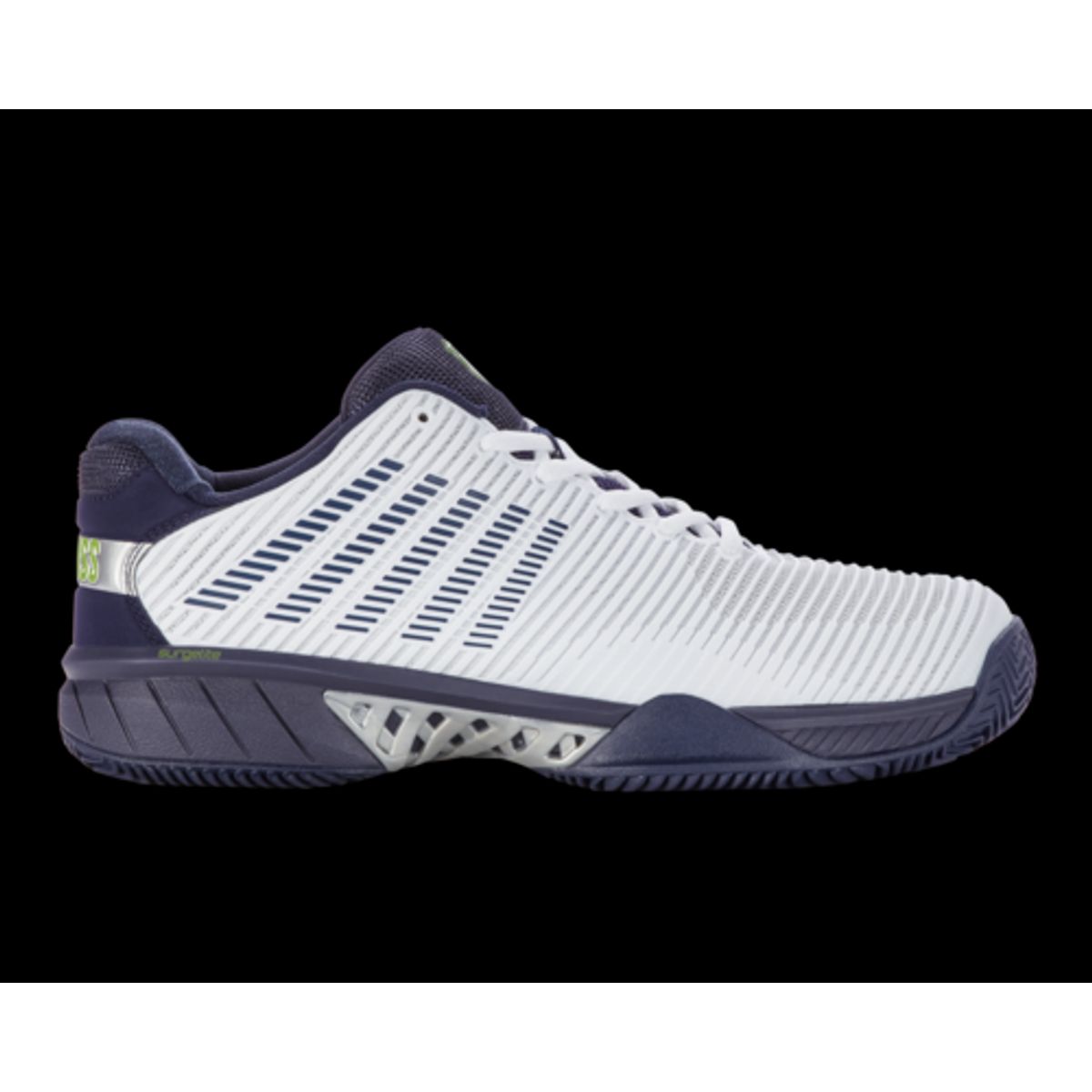 K-Swiss Hypercourt Express 2 HB Padelsko (White/Peacoat/Silver) - 44