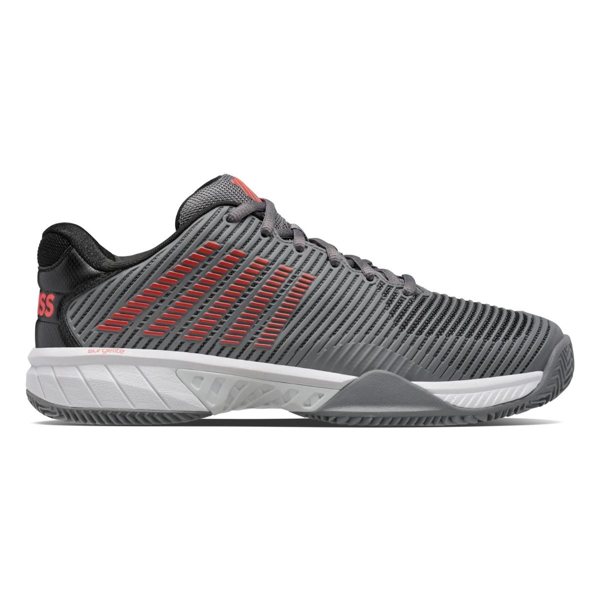 K-Swiss Hypercourt Express 2 Steel Gray/Jet Black/Spicy Orange