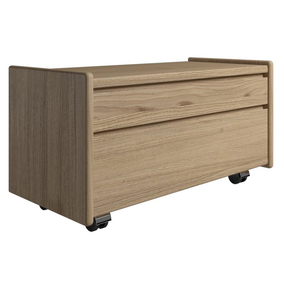 Kaagaard Sengebord 228047 80x47 Eg olie, hjul