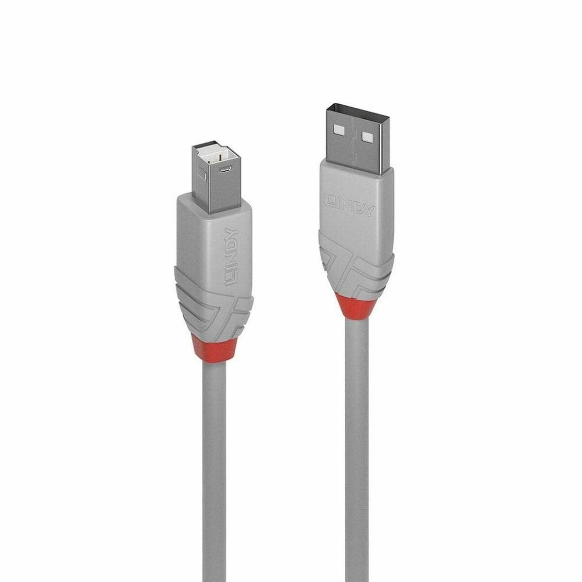 Kabel Micro USB LINDY 36683 Sort Grå