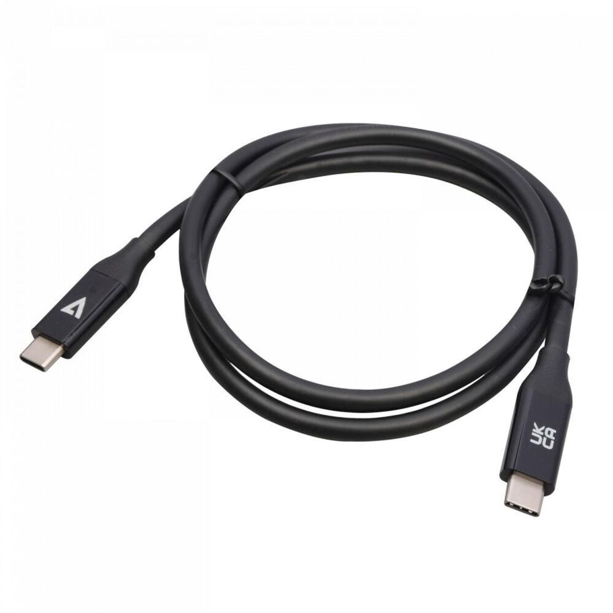 Kabel Micro USB V7 V7USB4-80CM Sort 0,8 m