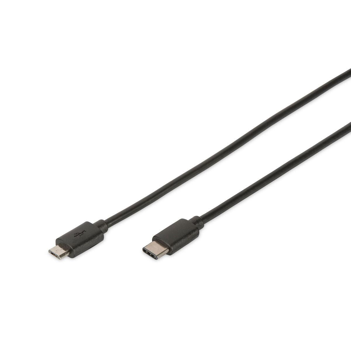 Kabel USB C Digitus by Assmann DB-300137-018-S 1,8 m Sort