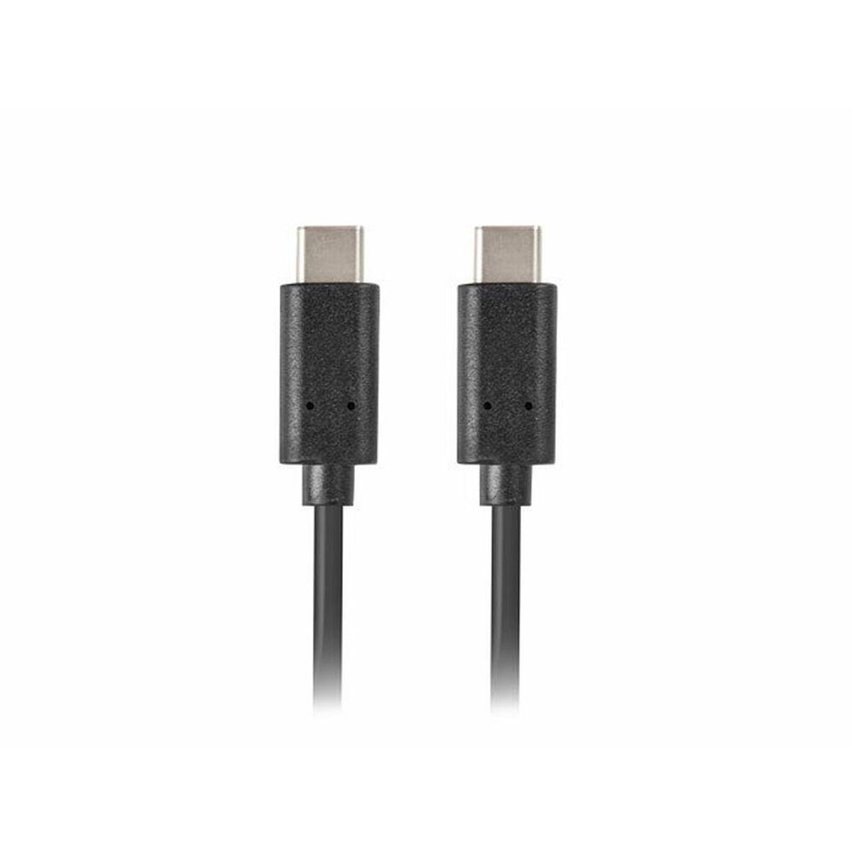 Kabel USB C Lanberg CA-CMCM-31CU-0005-BK Sort