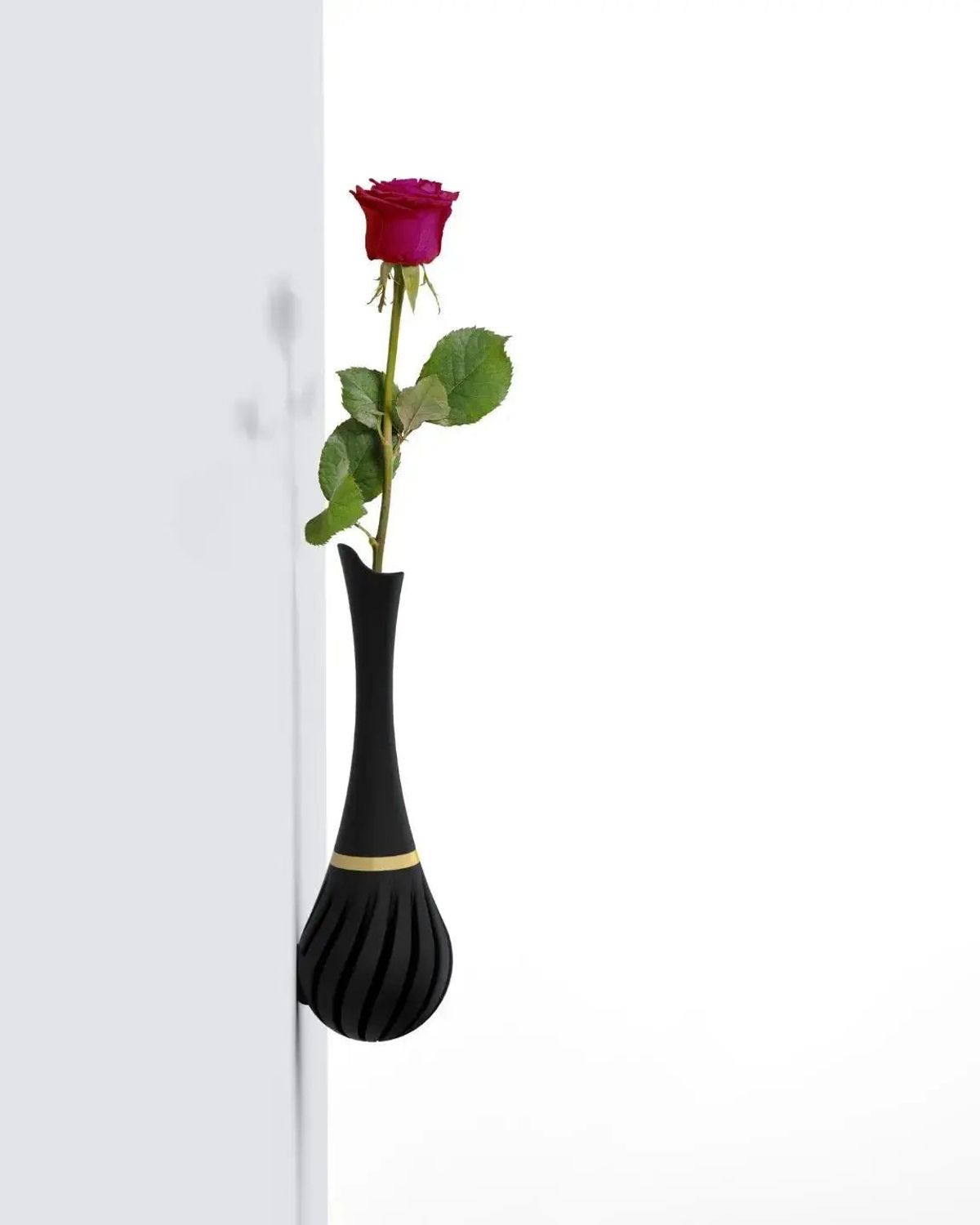 Kadla Modular Vase - 200mm / Sort - Guld