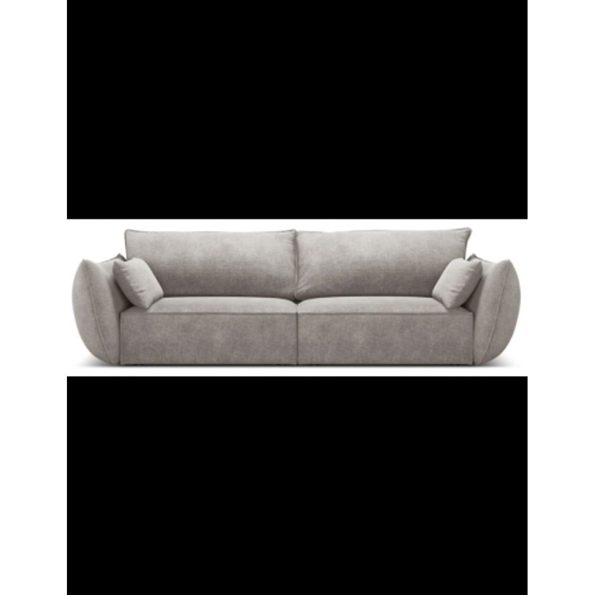 Kaelle 3-personers sofa i chenille B208 cm - Lysegrå