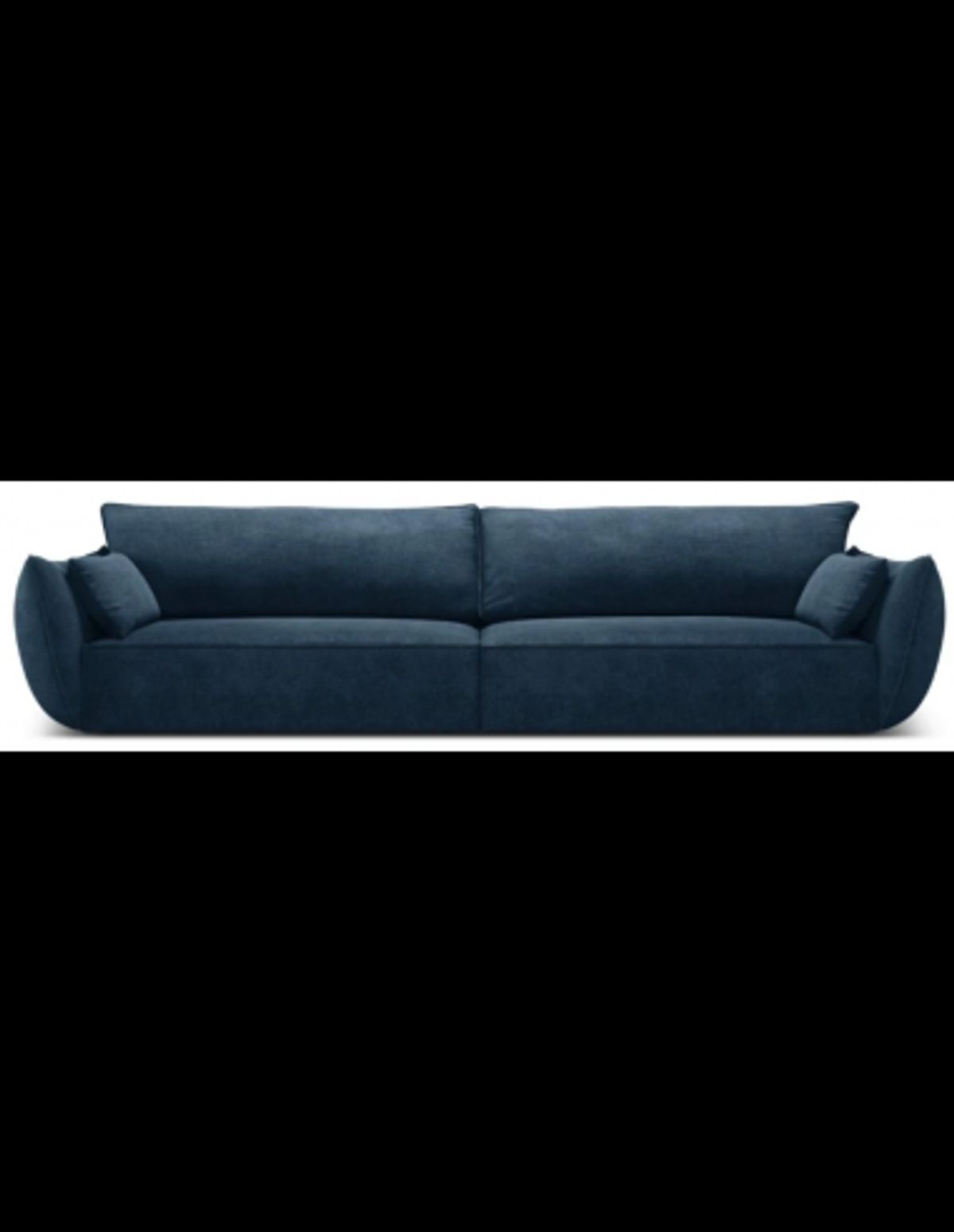 Kaelle 4-personers sofa i chenille B248 cm - Blå