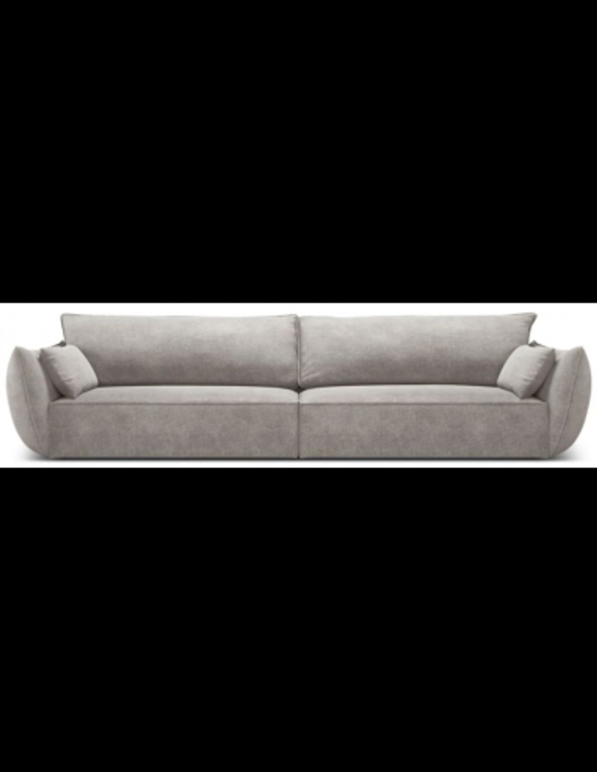 Kaelle 4-personers sofa i chenille B248 cm - Lysegrå