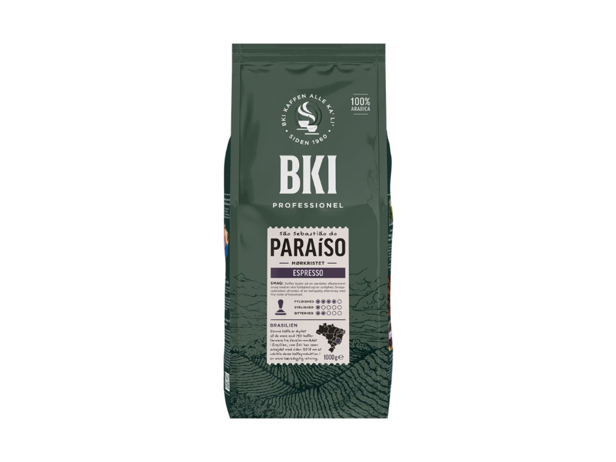 Kaffe BKI Paraiso Espressobønner 1 kg