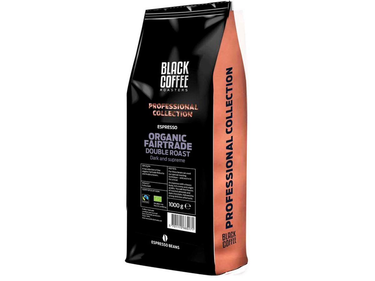 Kaffe BKI PRO Organic Fairtrade Espresso øko Hele Bønner 1 kg