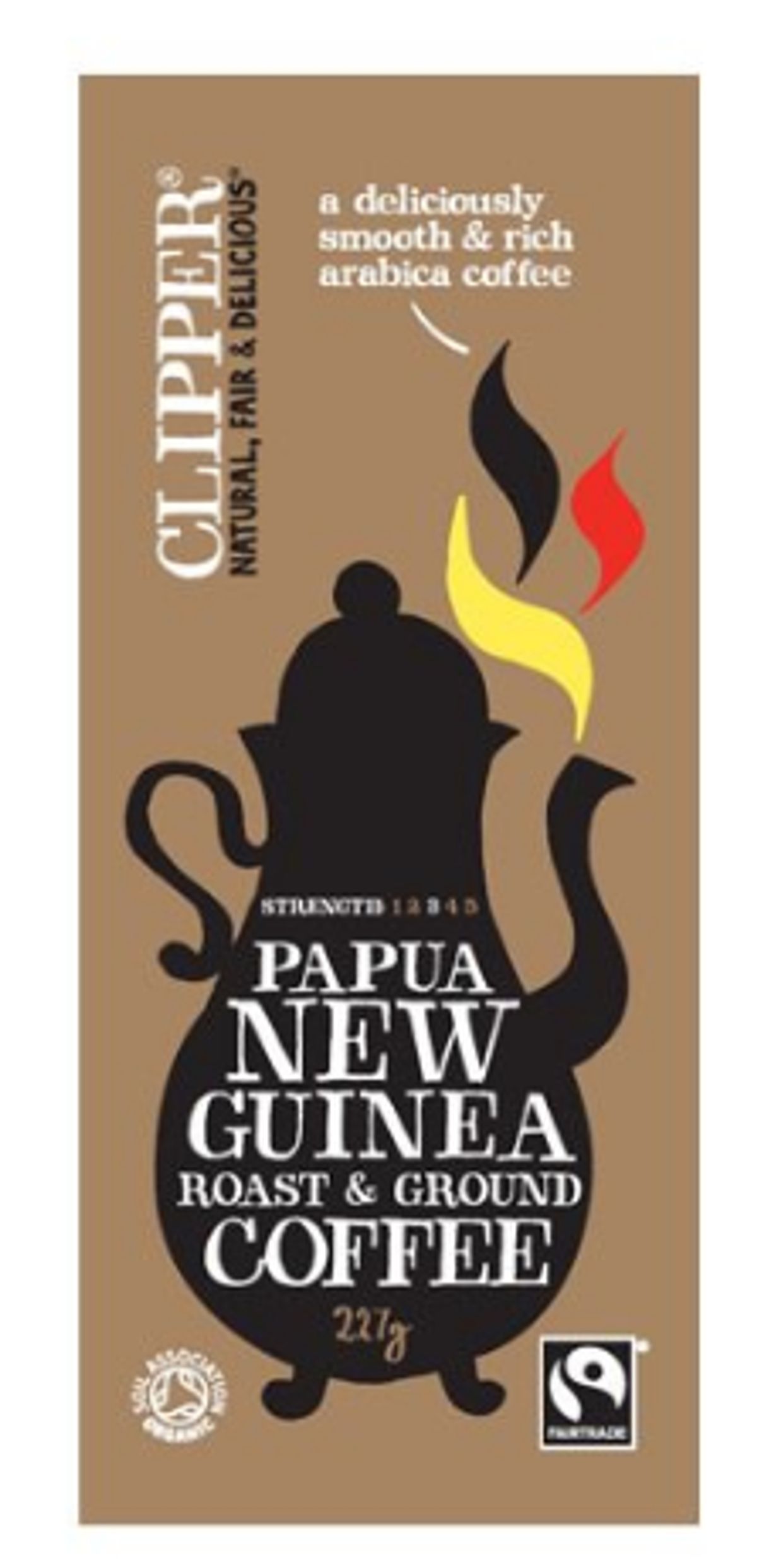 Kaffe Papua New Guinea malet Ø Clipper, 227 g.