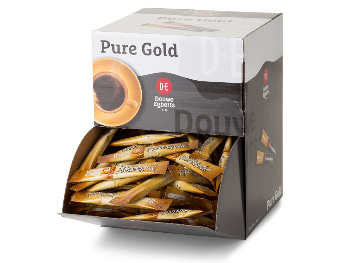 Kaffe Pure Gold Instant Sticks 1,5 Gram 200 stk