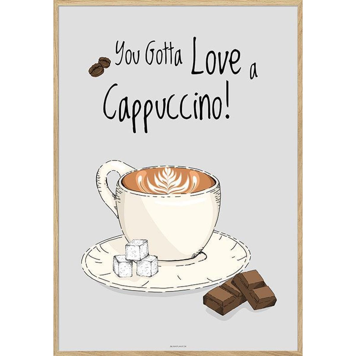 Kaffeplakat - Cappuccino