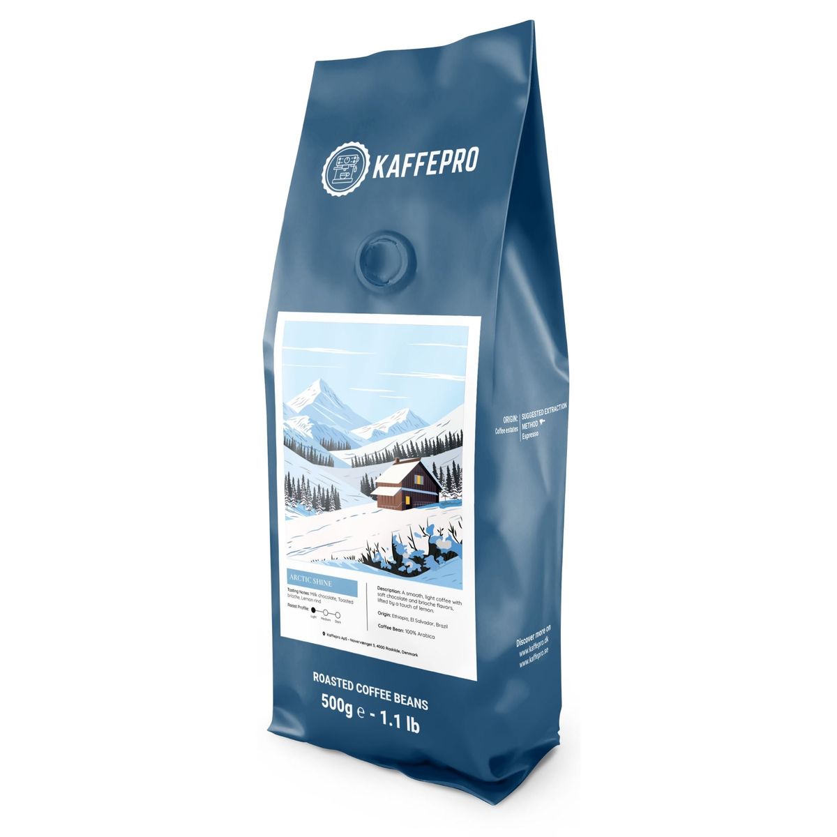 Kaffepro Arctic Shine - Kaffepakke: 12 x 500g Kaffebønner - 12 x 500g