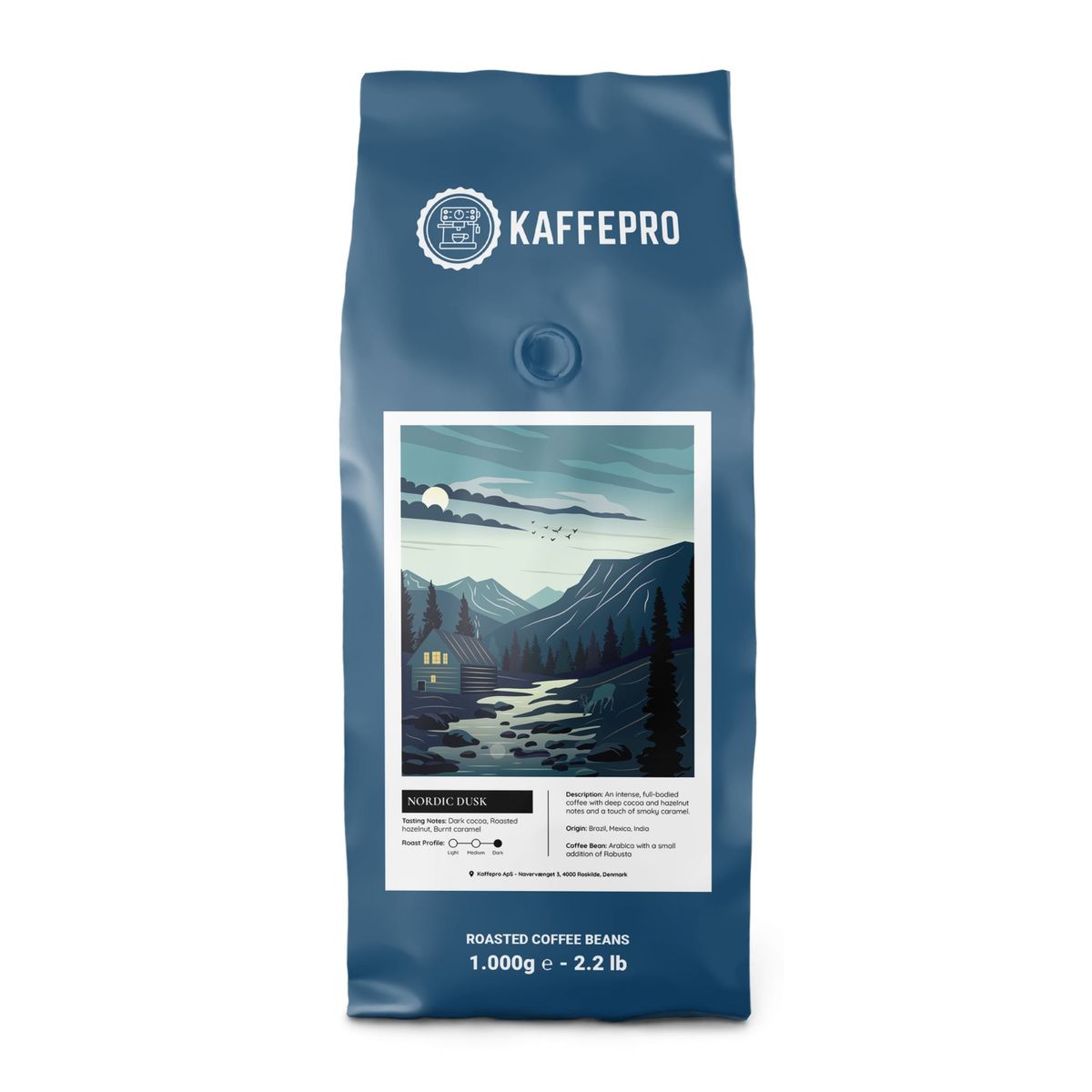 Kaffepro Nordic Dusk - 1kg Kaffebønner - 1kg