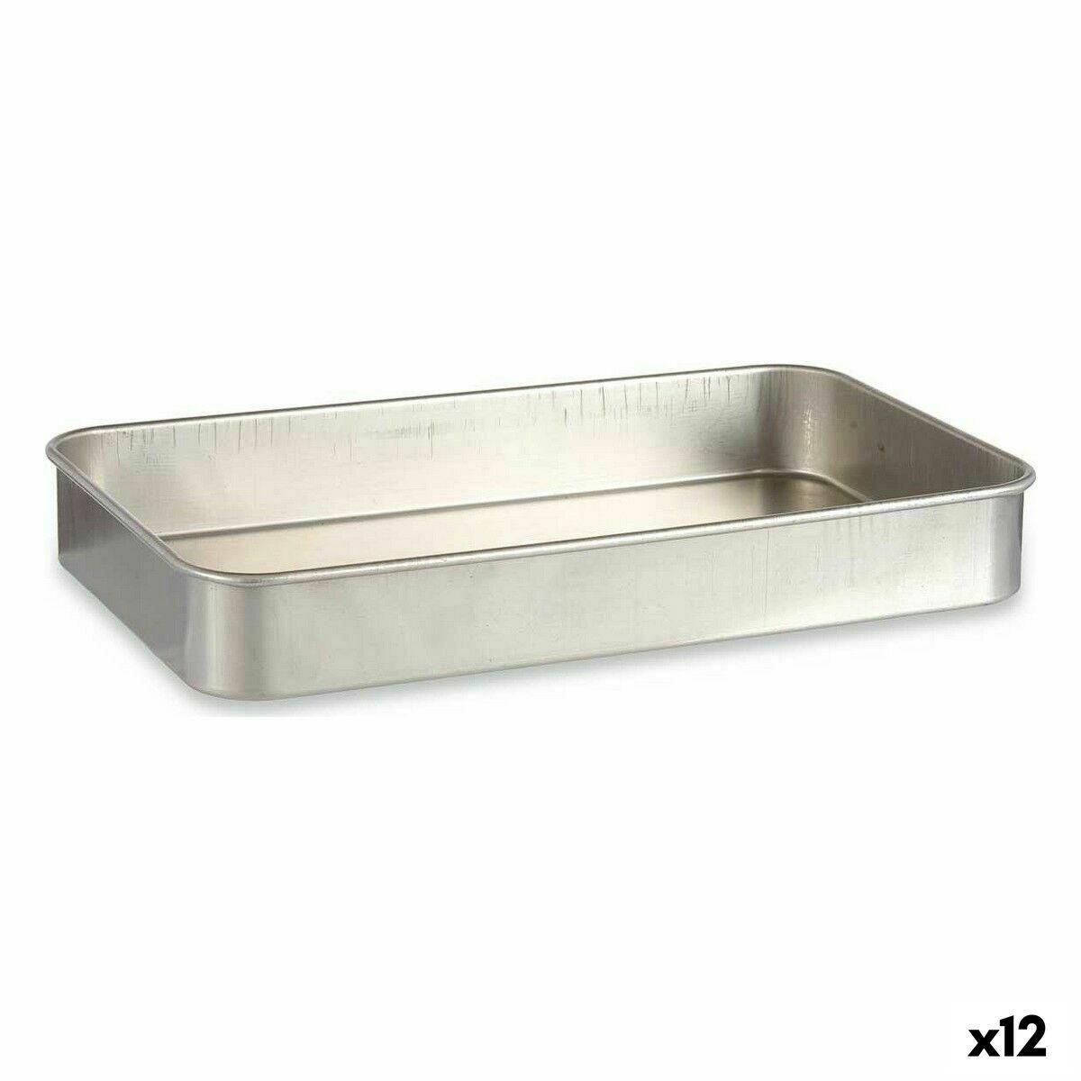 Kafferist Sølvfarvet Aluminium 28,5 x 6,5 x 46 cm (12 enheder)