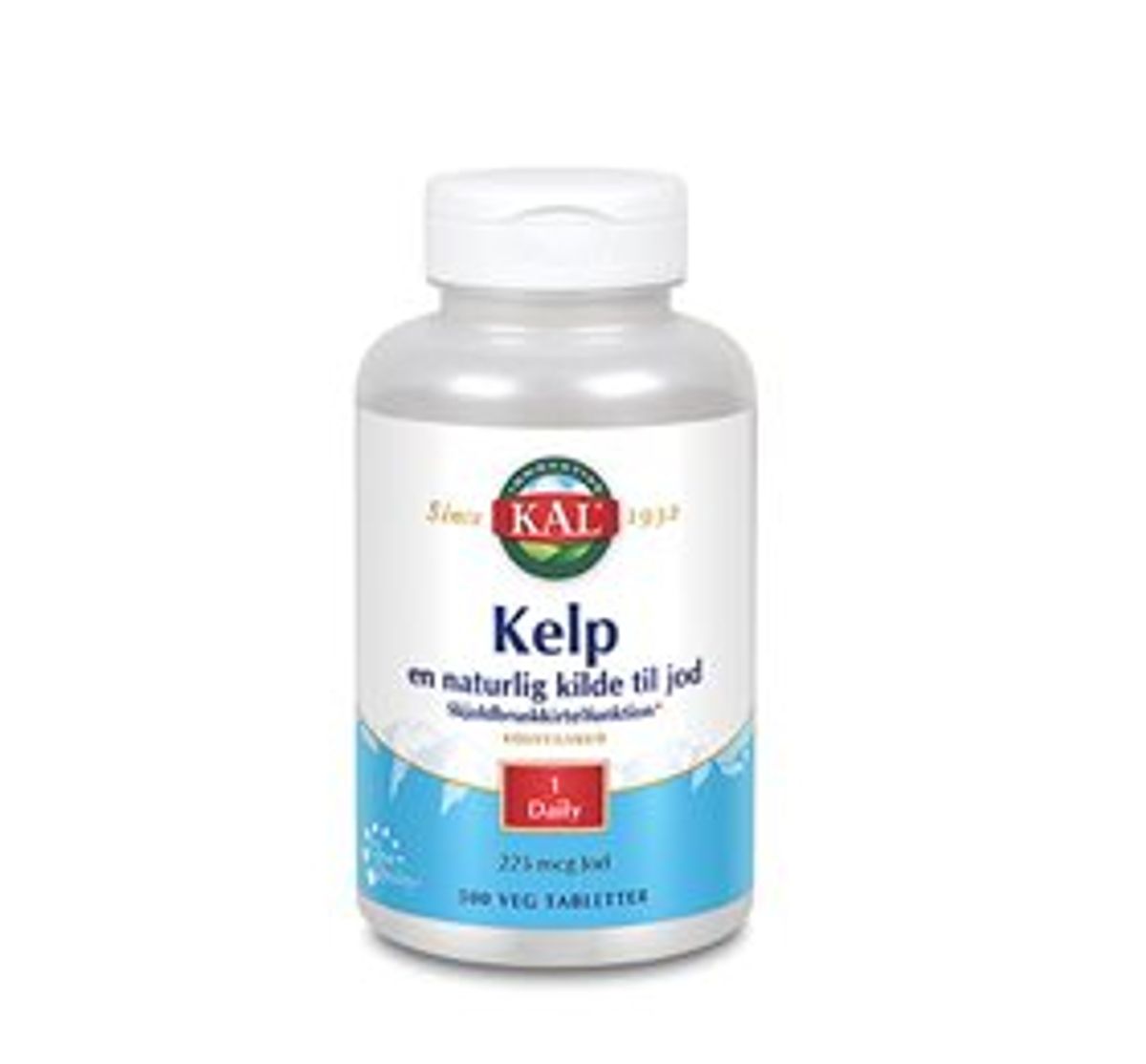 KAL Kelp indeh. 225 mcg jod fra Kelpplanten &bull; 500 tab.