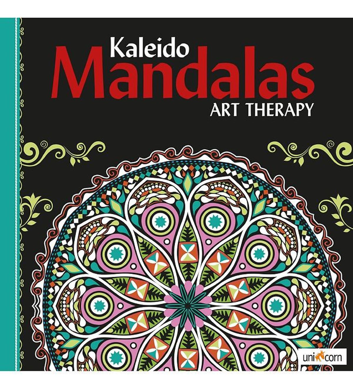 Kaleido Mandalas Terapibog - Sort