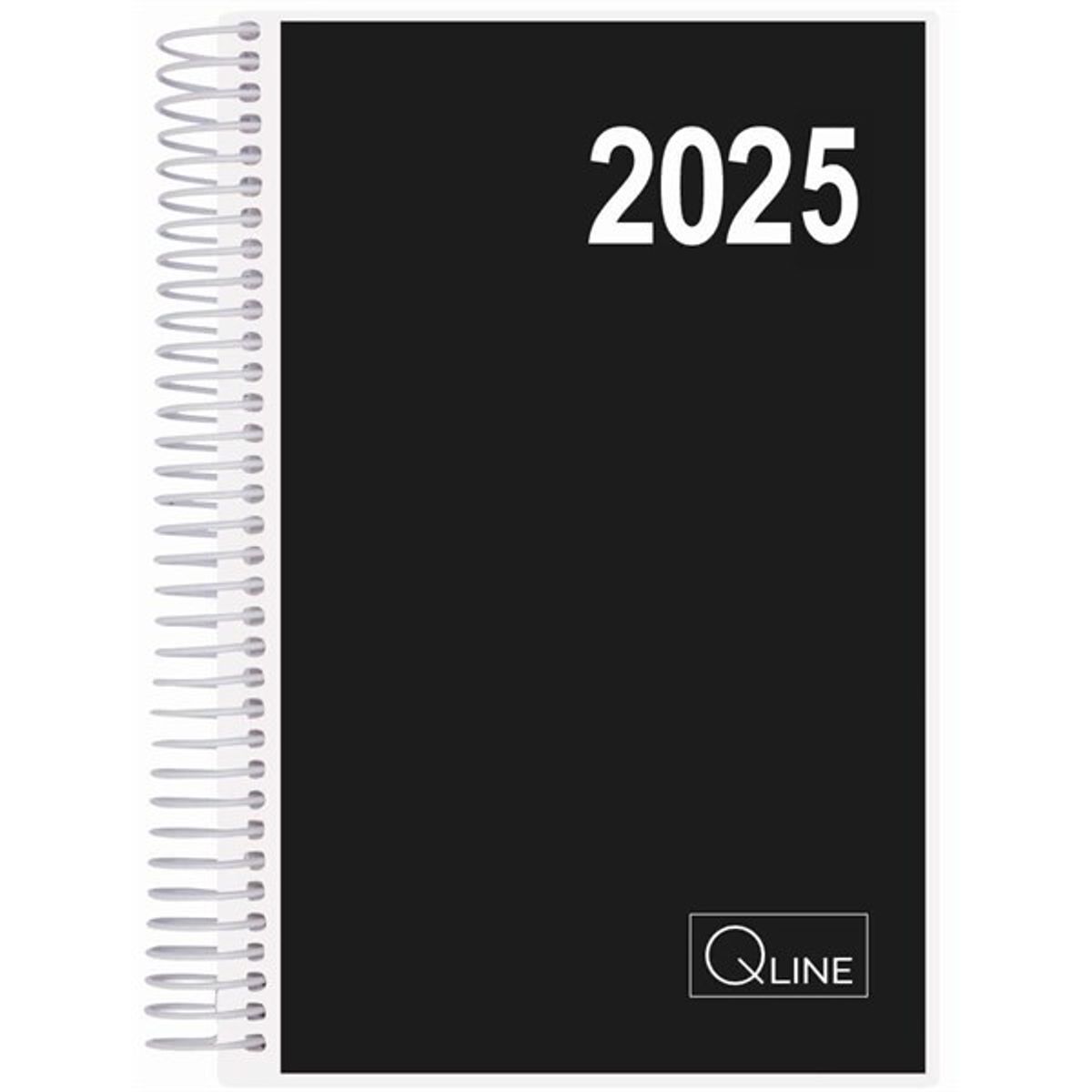 Kalender 2025 - Q-LINE - 12x17cm - 1 dag/side