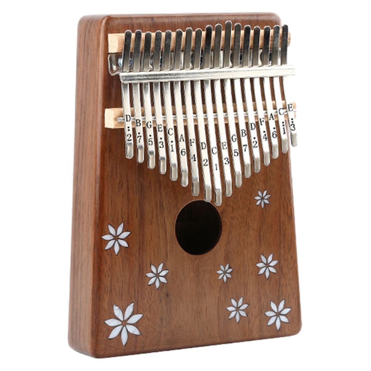 Kalimba flower med 17 toner