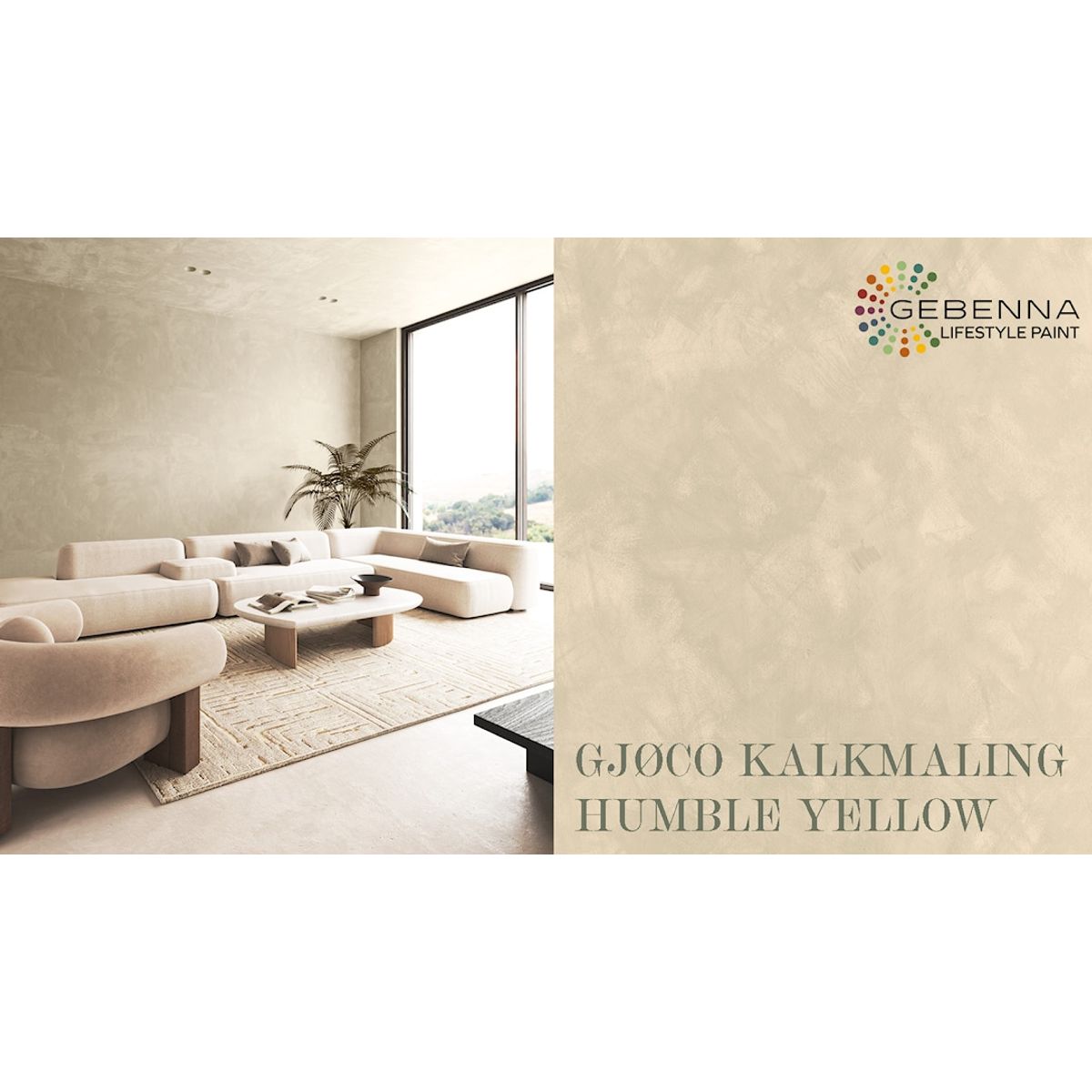 Kalkmaling 11173 Humble yellow 0,68 l