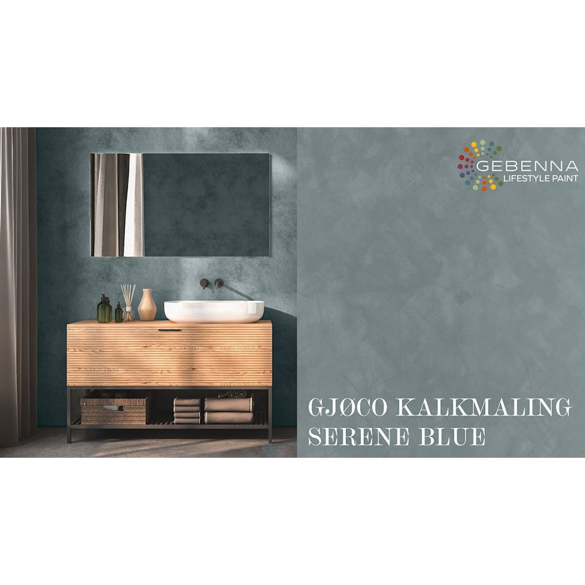 Kalkmaling 5490 Serene Blue 0,68 l