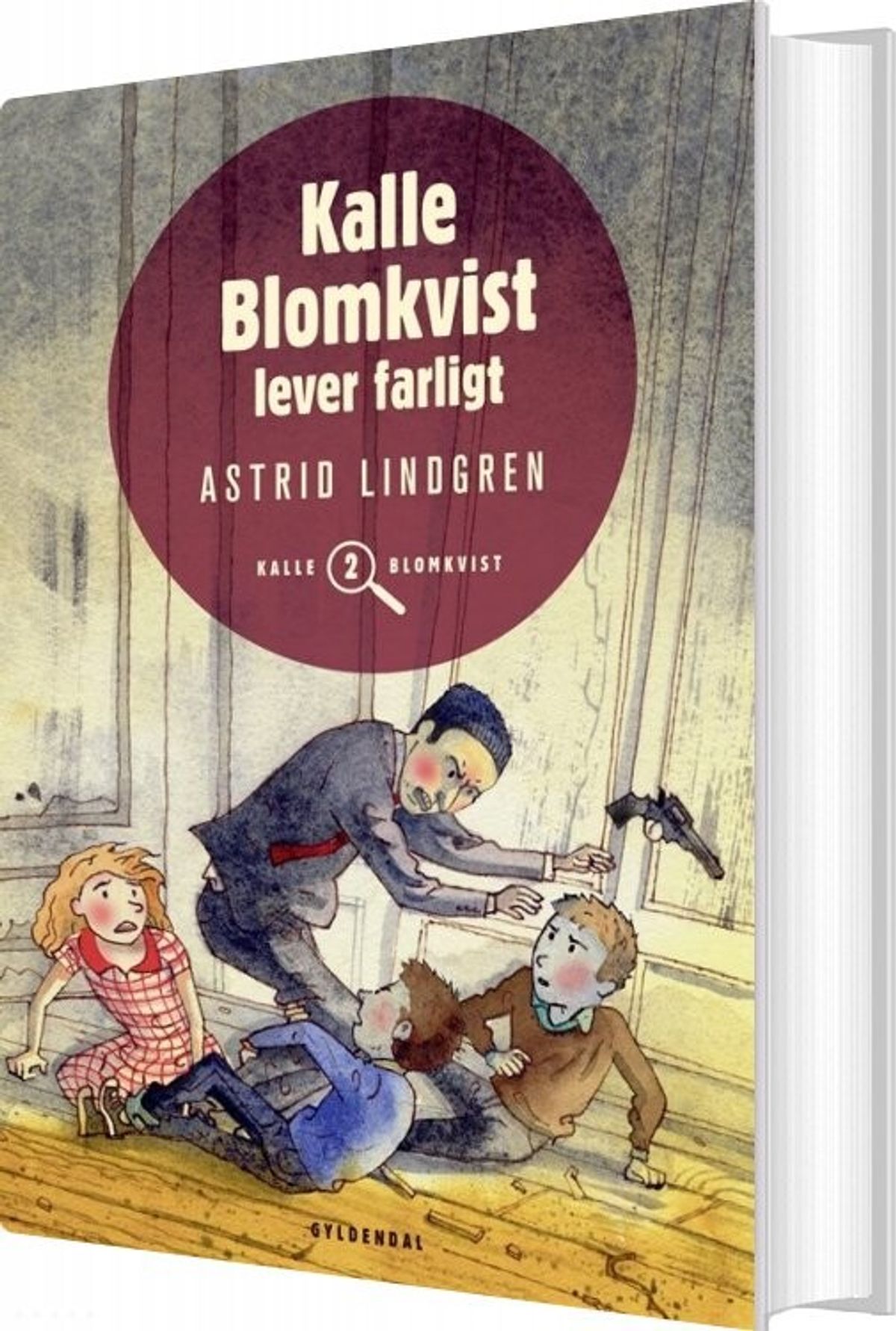 Kalle Blomkvist Lever Farligt - Astrid Lindgren - Bog