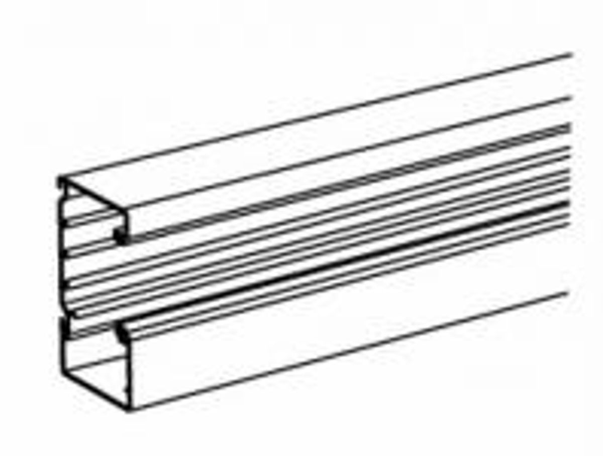 Kanaldel tek- 161-3-h pvc 2,5 m ral 9010