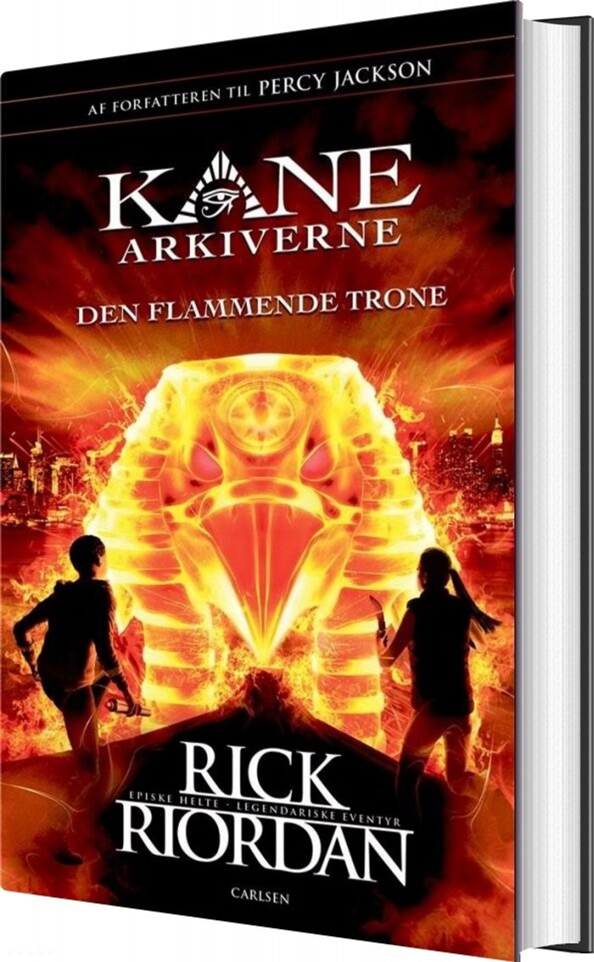 Kane Arkiverne 2 - Den Flammende Trone - Rick Riordan - Bog